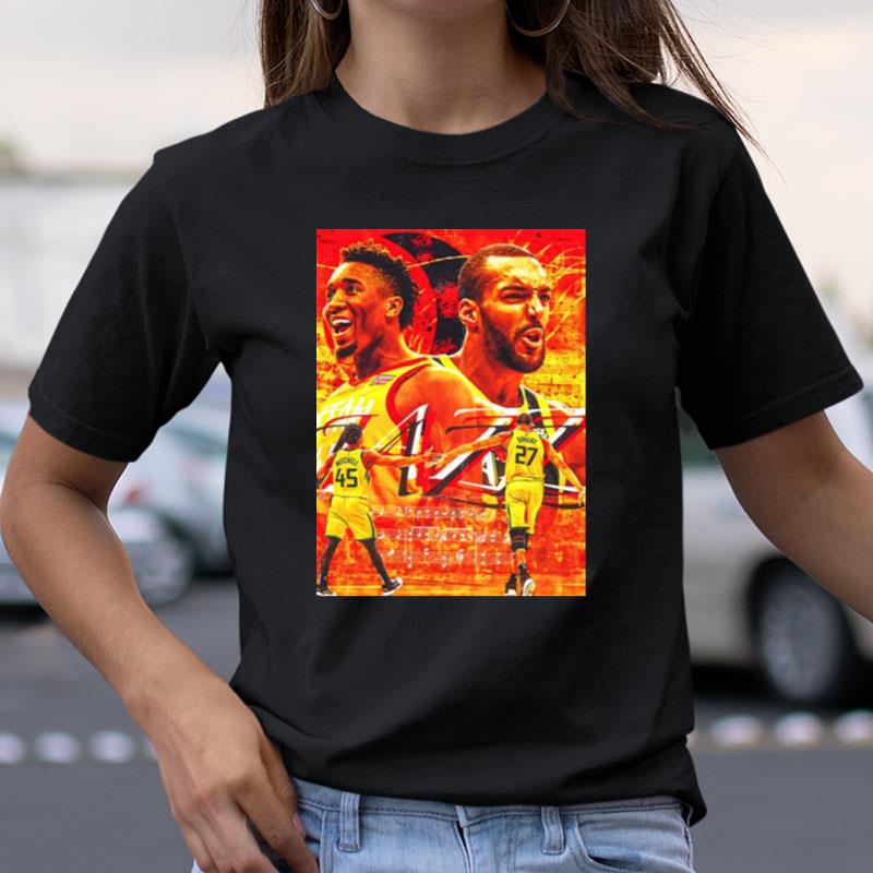 Donovan Mitchell And Basketball Rudy Gober Shirts