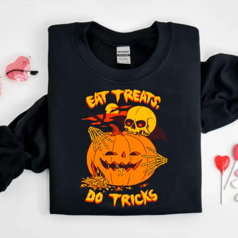 Eat Treats Do Tricks Funny Design For Halloween Shirts