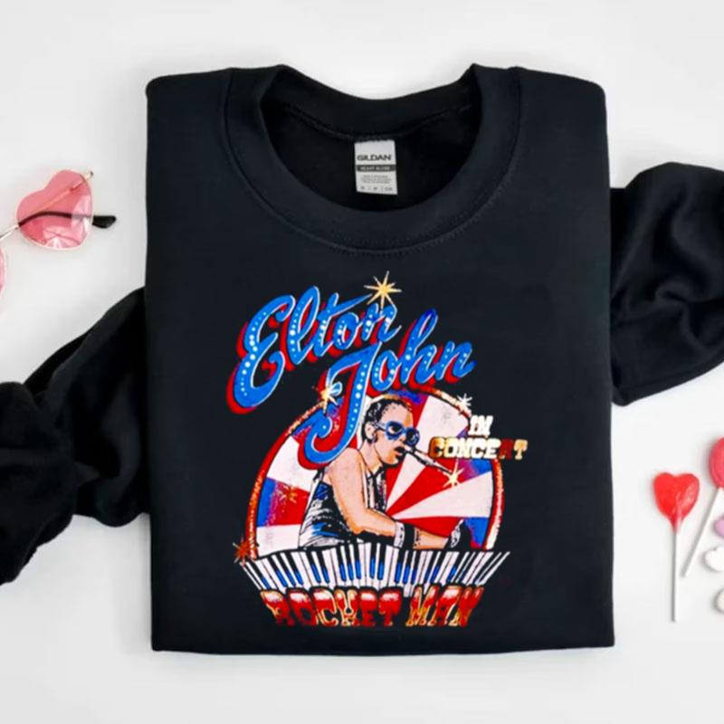 Elton John Rocket Man Vintage Shirts