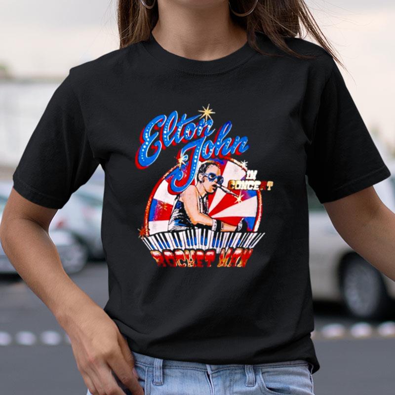 Elton John Rocket Man Vintage Shirts