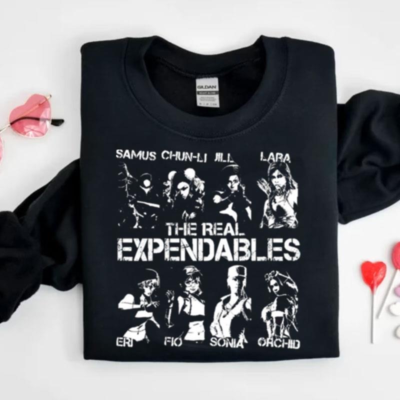 Expendables Videogames Females Shirts