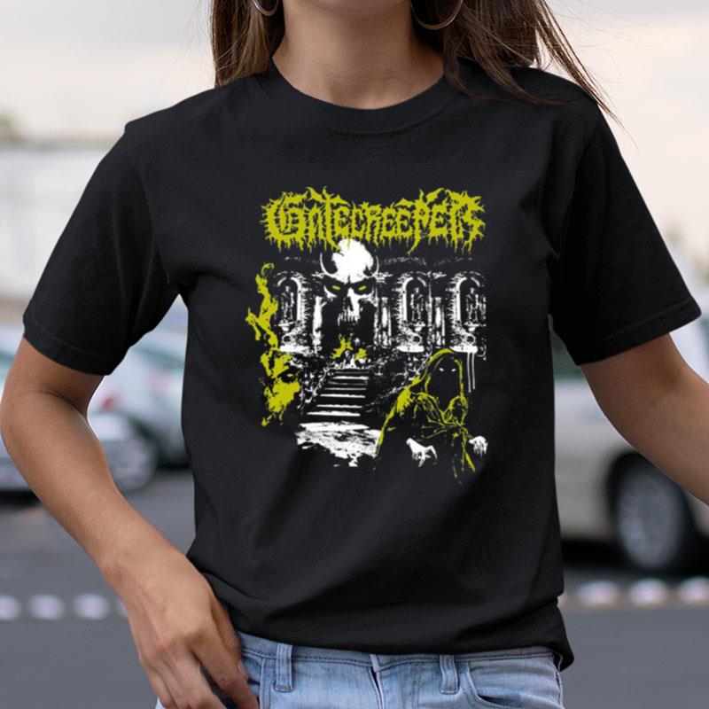 Fan Art Gatecreeper Death Metal Yellow Design Shirts