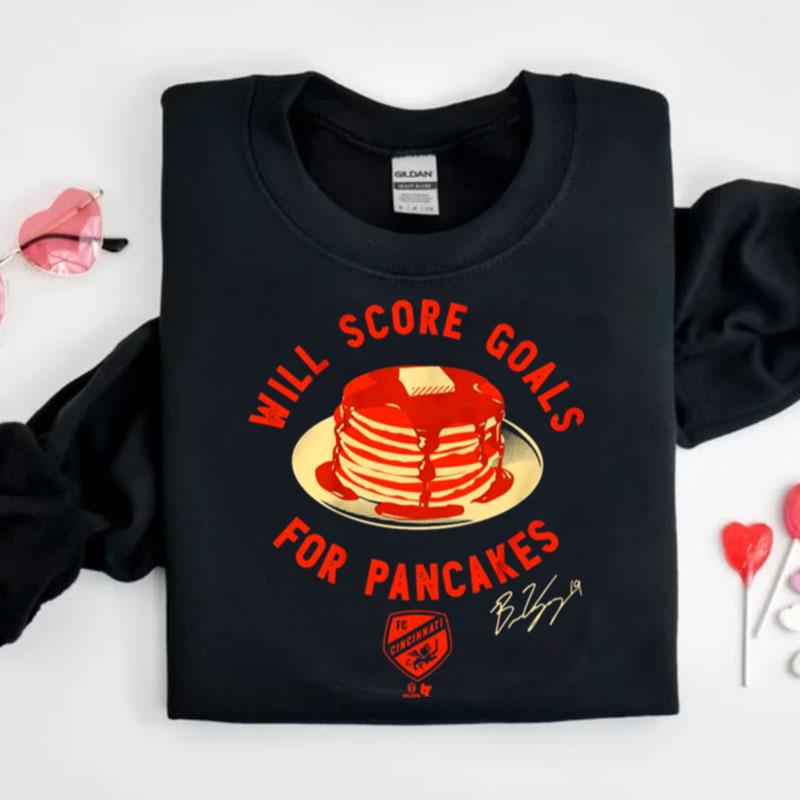 Fc Cincinnati Brandon Vazquez Pancakes Signature Shirts