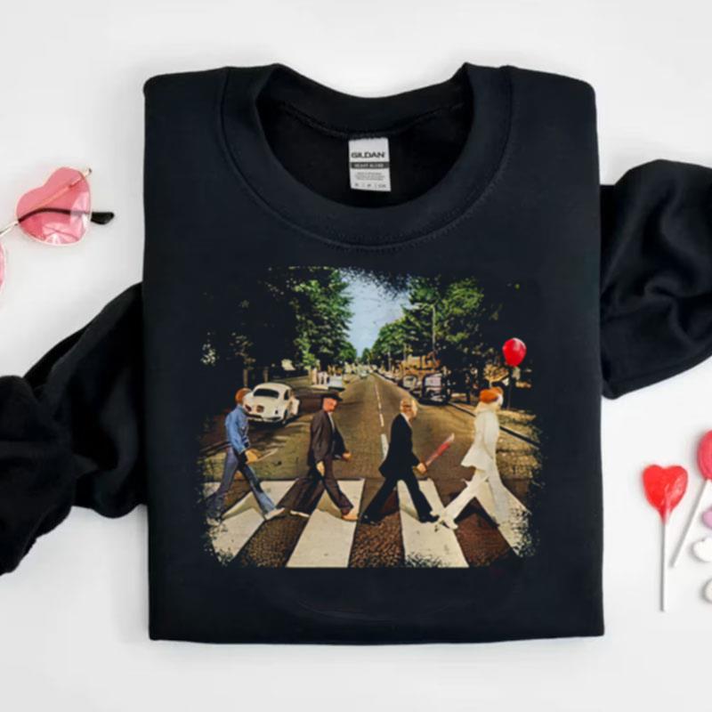 Freddy Krueger Michael Myers Jason Voorhees Abbey Road Shirts