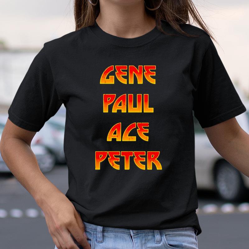 Gene Paul Ace Peter Shirts