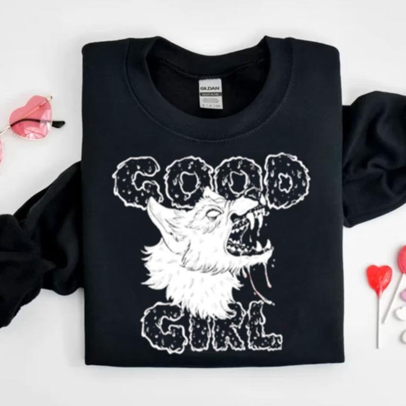 Good Girl Black Women's Flowy Muscle Shirts