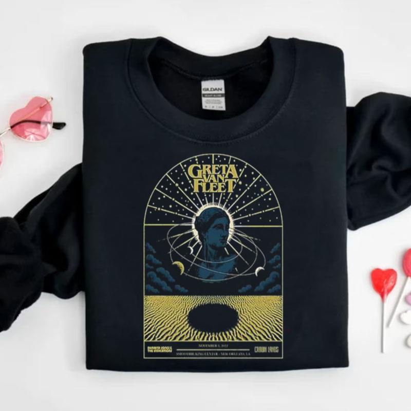 Greta Van Fleet Tour Smoothie King Center New Orleans Shirts