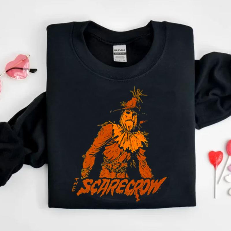 Halloween The Scarecrow Orange Silhouette Shirts