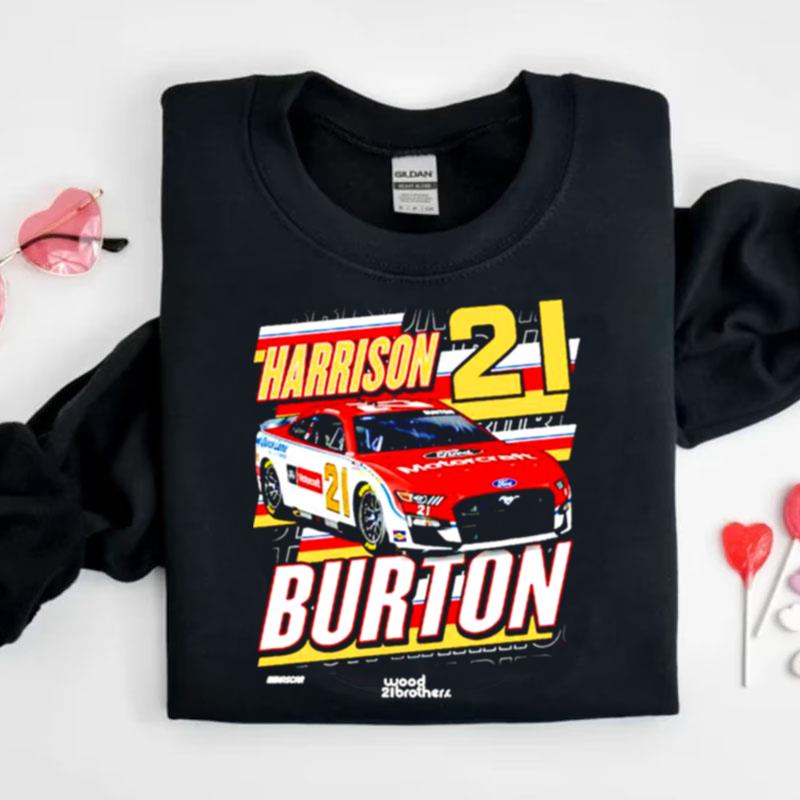 Harrison Burton Checkered Flag Black Motorcraft Chicane Shirts