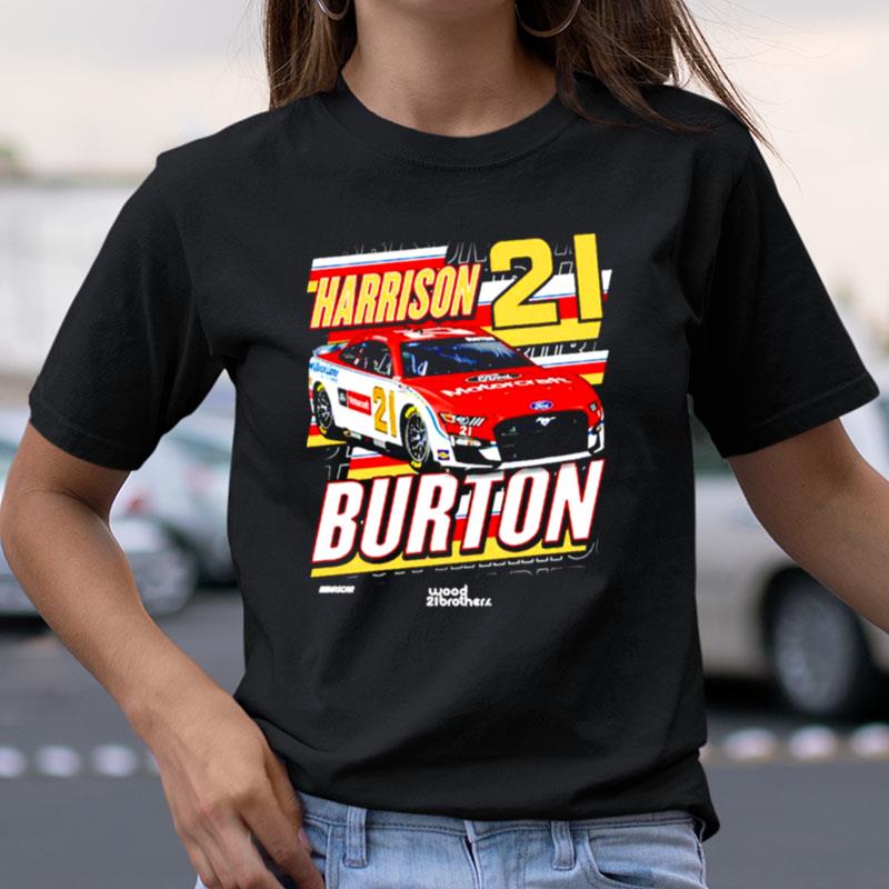 Harrison Burton Checkered Flag Black Motorcraft Chicane Shirts