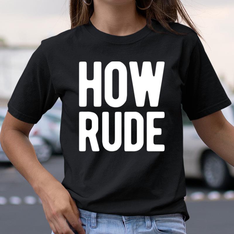 How Rude White Text Fuller House Shirts