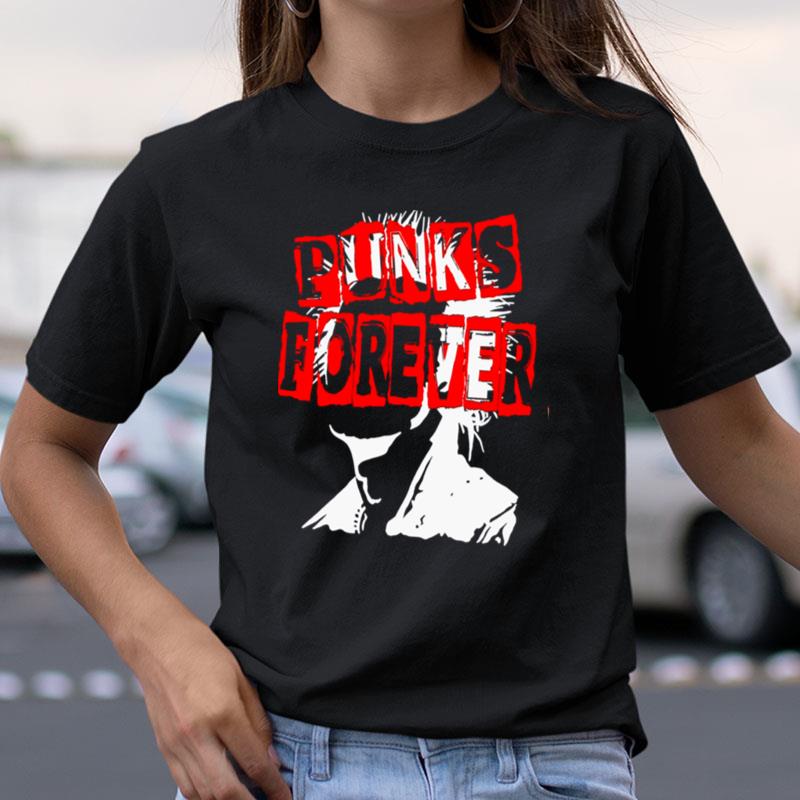 Iconic Text Art Of Punk Is Not Dead Shirts