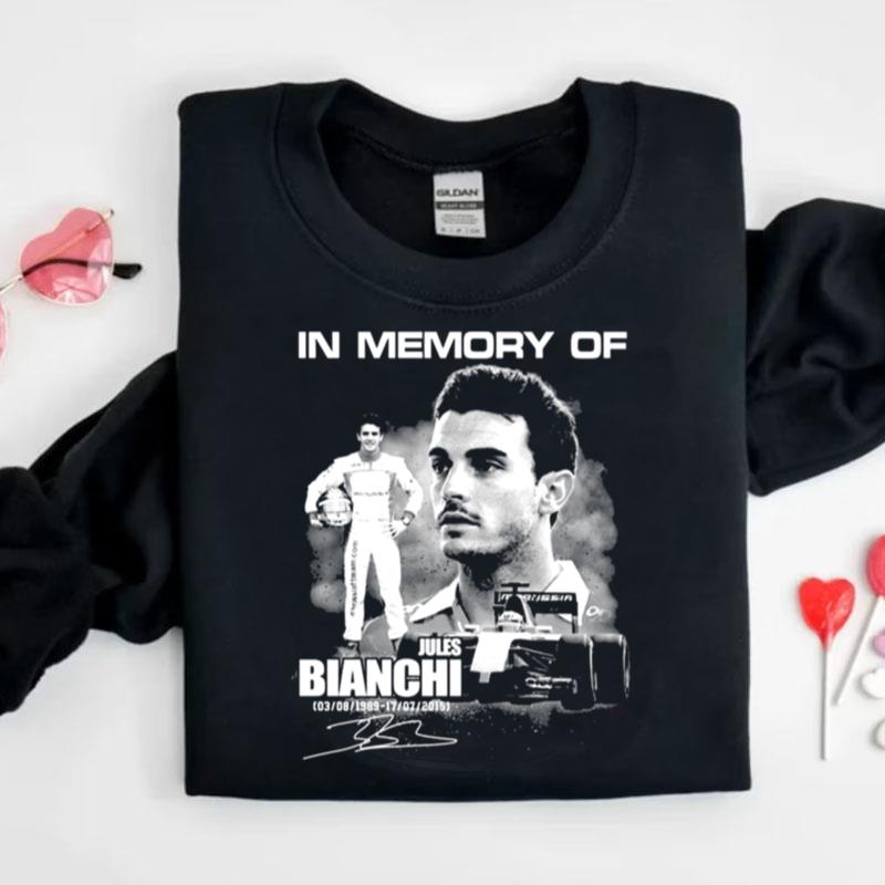 In Memory Of Jules Bianchi 1989 2015 Signature Shirts