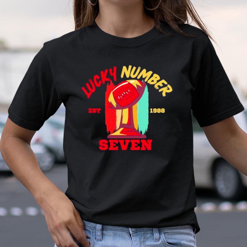 Kansas City Chiefs Lucky Number Seven Est 1988 Shirts