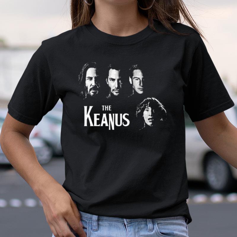 Keanu Reeves And Beatles Mashup Shirts