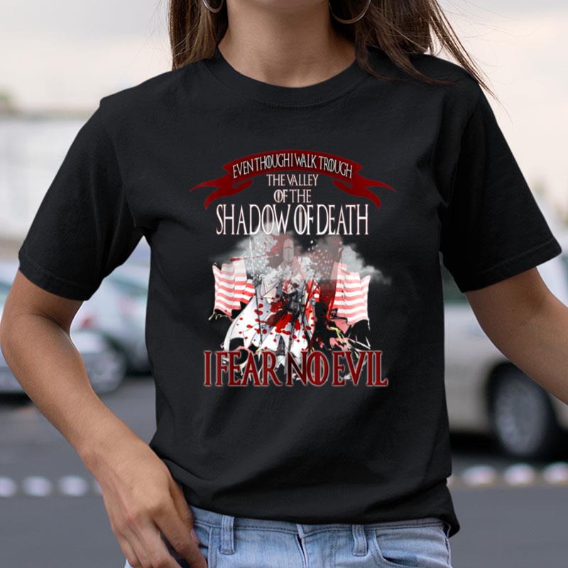 Knights Templar I Fear No Evil Crusader Medieval Warrior Shirts