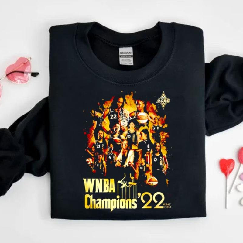 Las Vegas Aces '22 Wnba Finals Champions Shirts