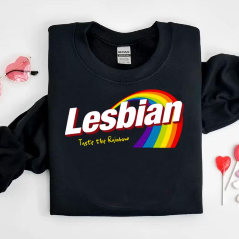 Lesbian Taste The Rainbow Skittles Shirts