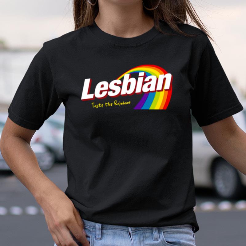 Lesbian Taste The Rainbow Skittles Shirts