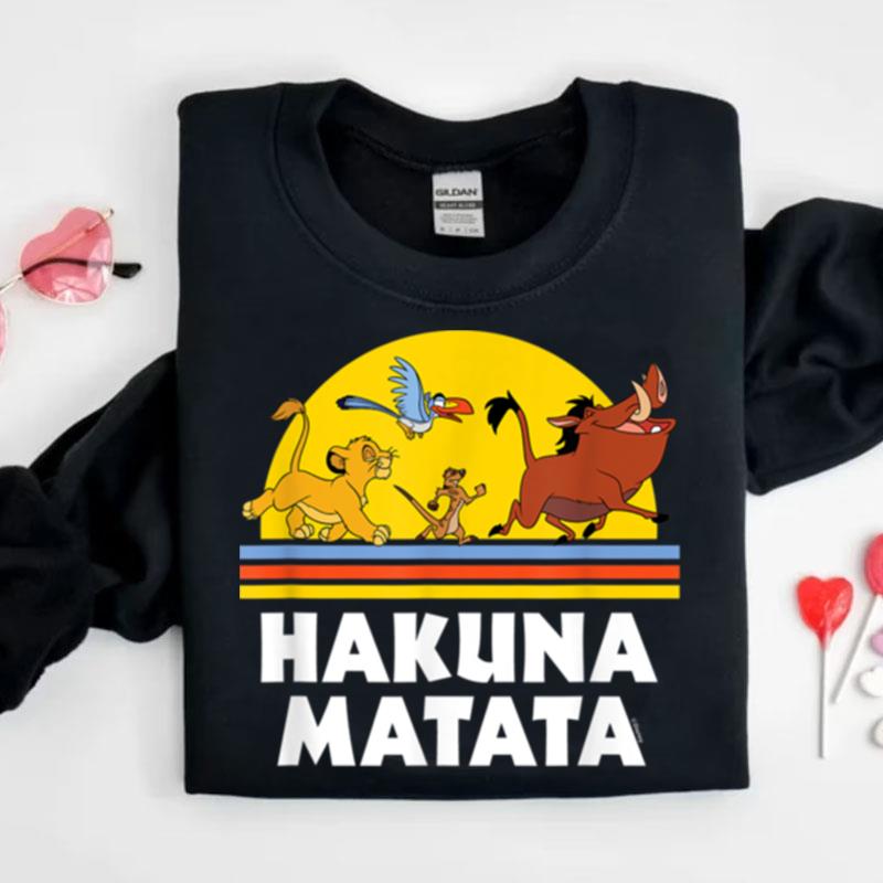 Lion King Hakuna Matata Sunset Shirts