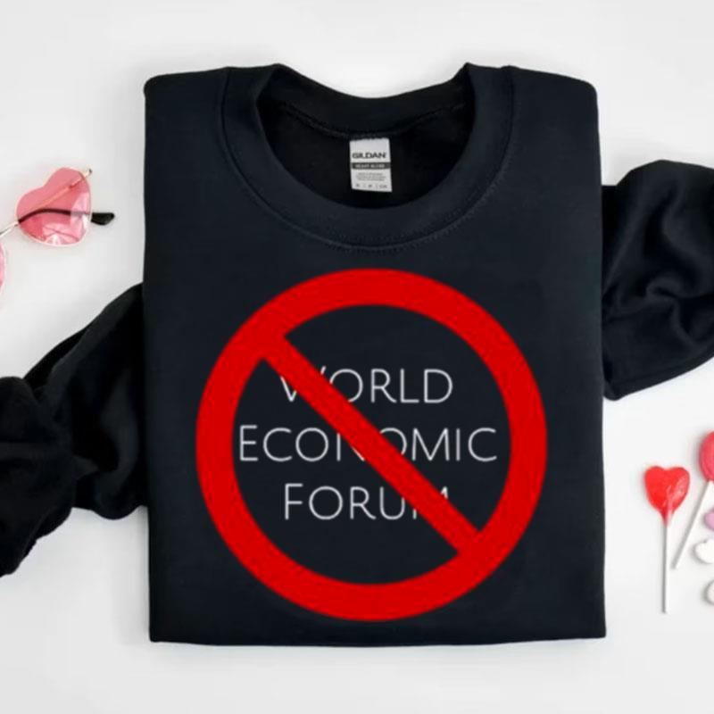 Liz Churchill No To World Economic Forum Shirts