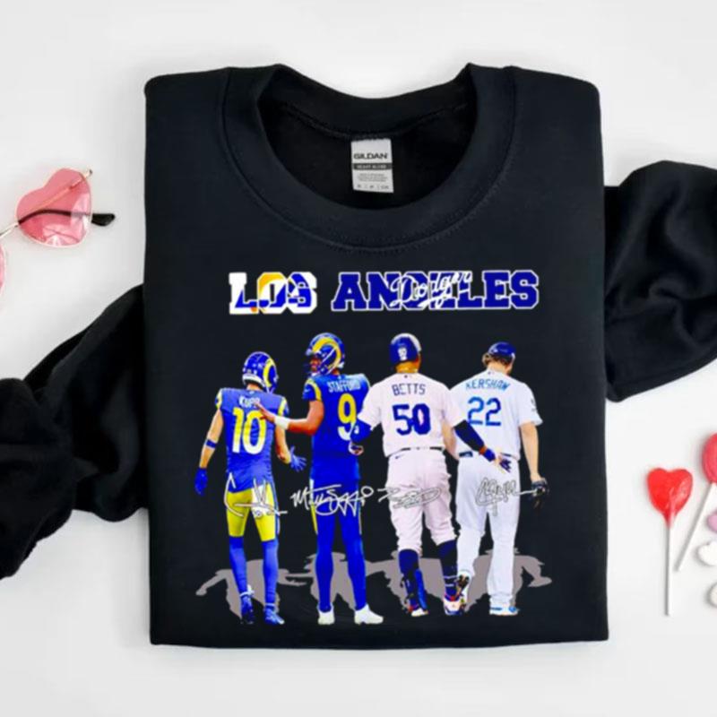 Los Angeles Kupp Stafford Betts Kershaw Signatures Shirts