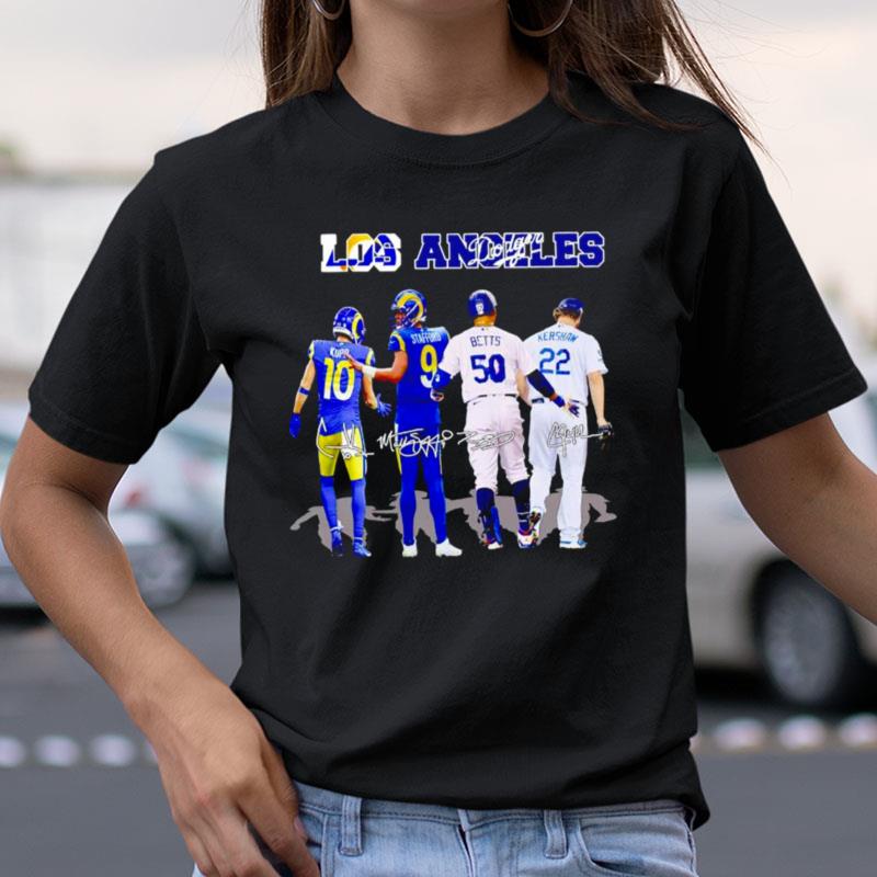 Los Angeles Kupp Stafford Betts Kershaw Signatures Shirts