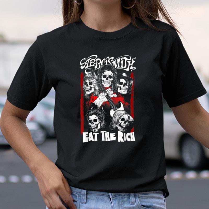 Mens Aerosmith Eat The Rich Shirts