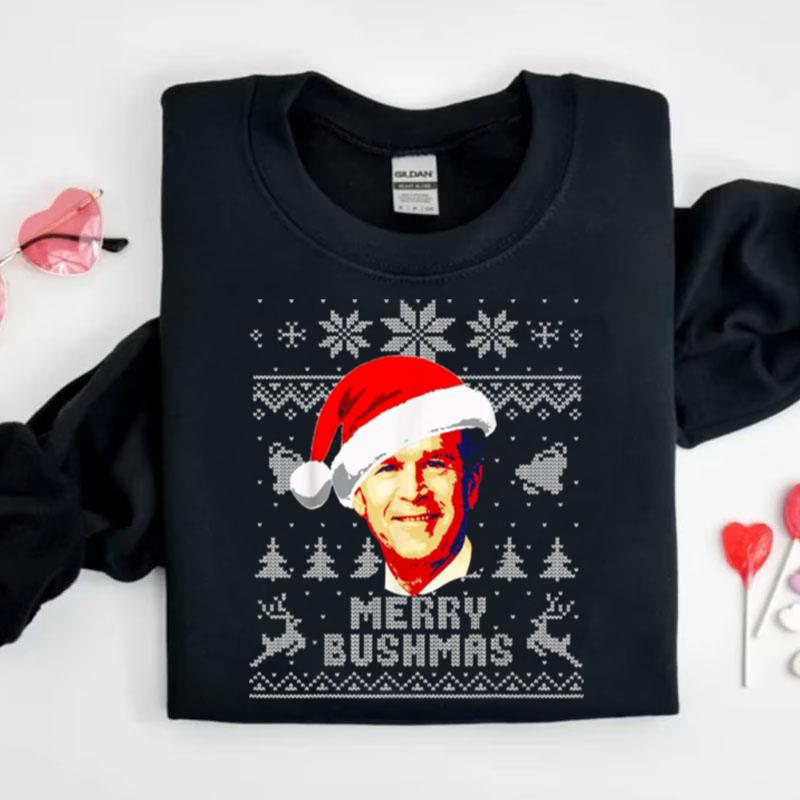 Merry Bushmas Funny Christmas George W Bush Shirts