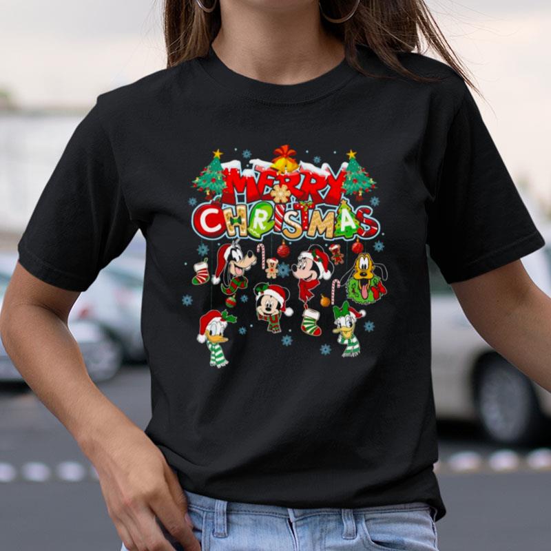 Mickey And Friends Merry Christmas Shirts