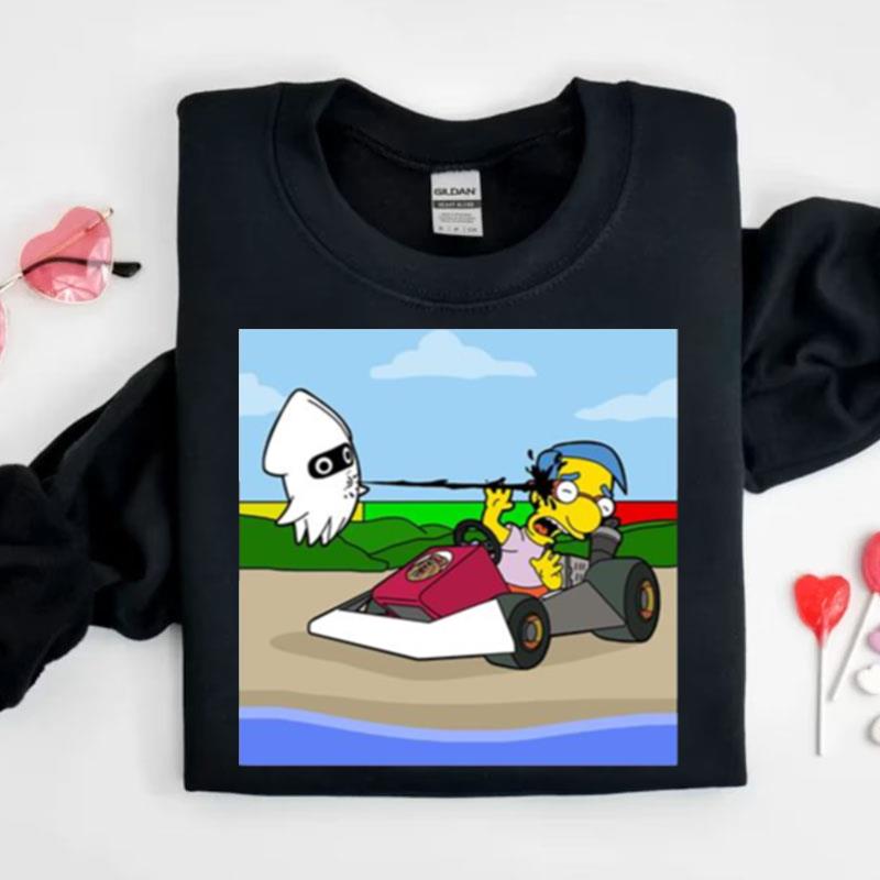Milhouse Van Houten Super Mario Game Shirts