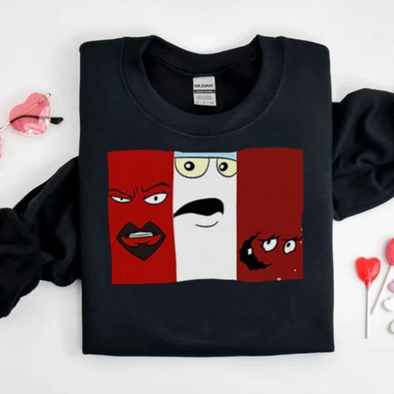 Minimalist Meatwad Master Shake Frylock Aqua Teen Hunger Force Shirts