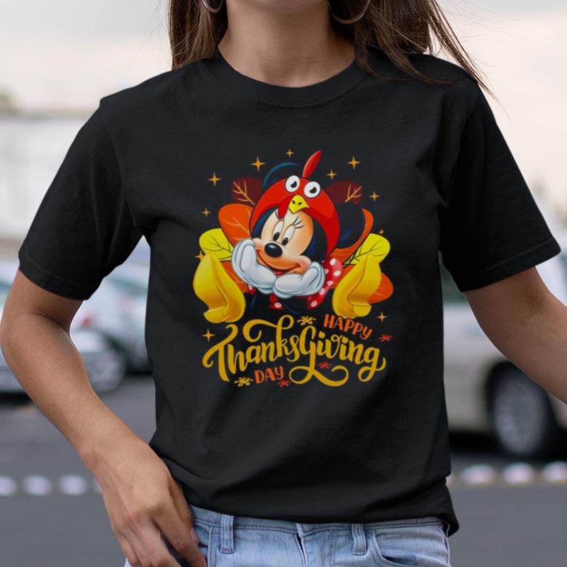 Minnie Mouse Happy Thanksgiving Disney Thanksgiving Shirts