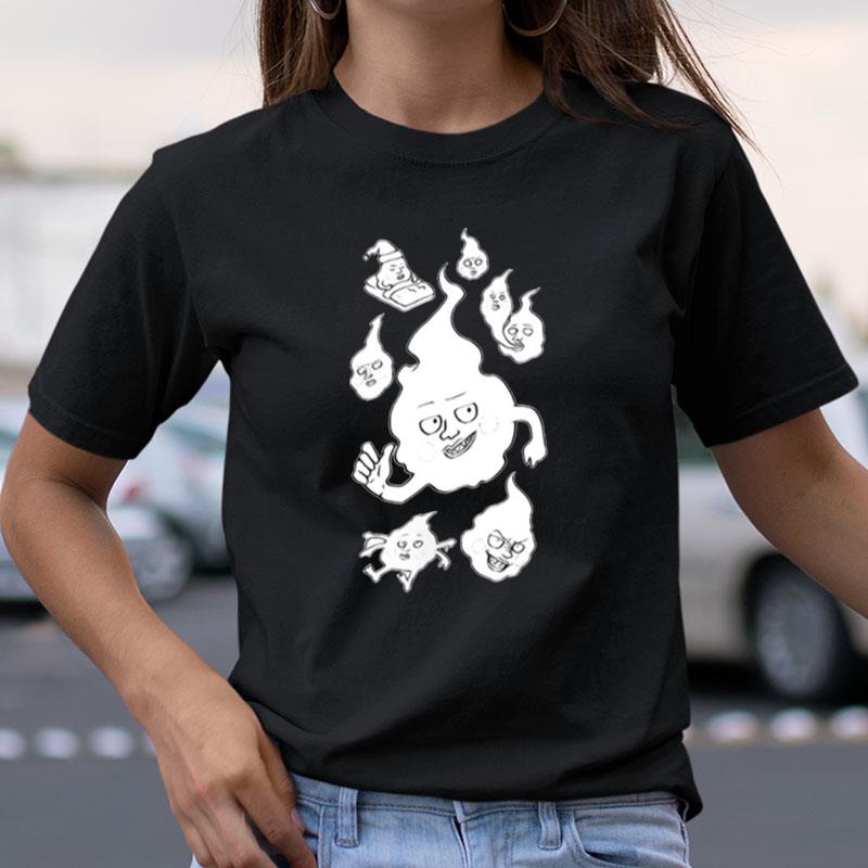 Mob Psycho 100 Dimple Mono Linear Shirts