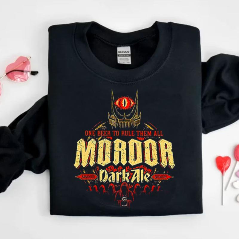 Mordor Dark Ale One Beer To Rule Them All Shirts