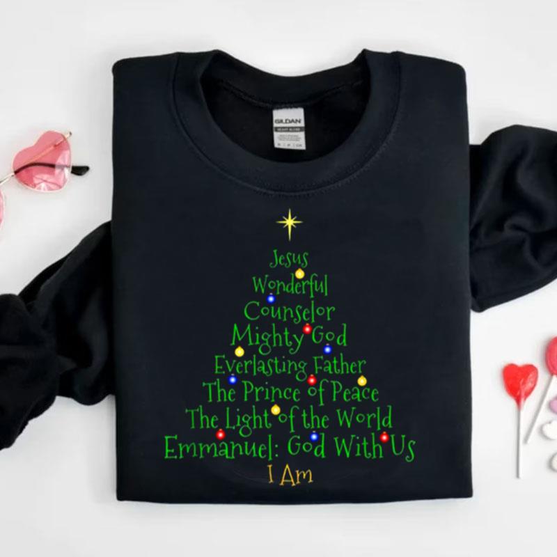 Names Of Jesus Christmas Shirts