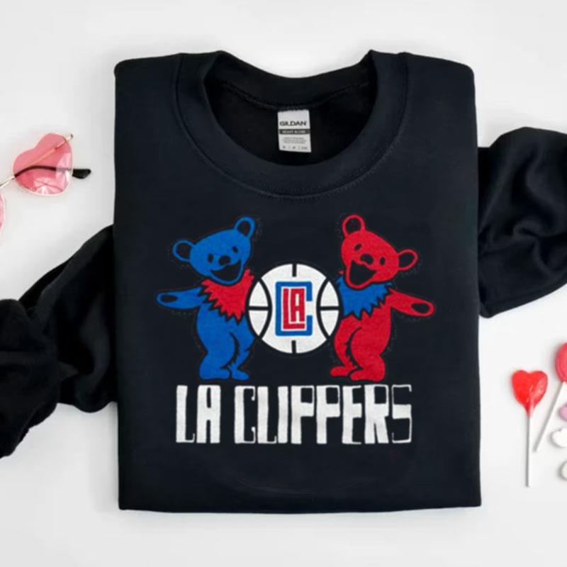 Nba Grateful Dead Bear La Clippers Shirts