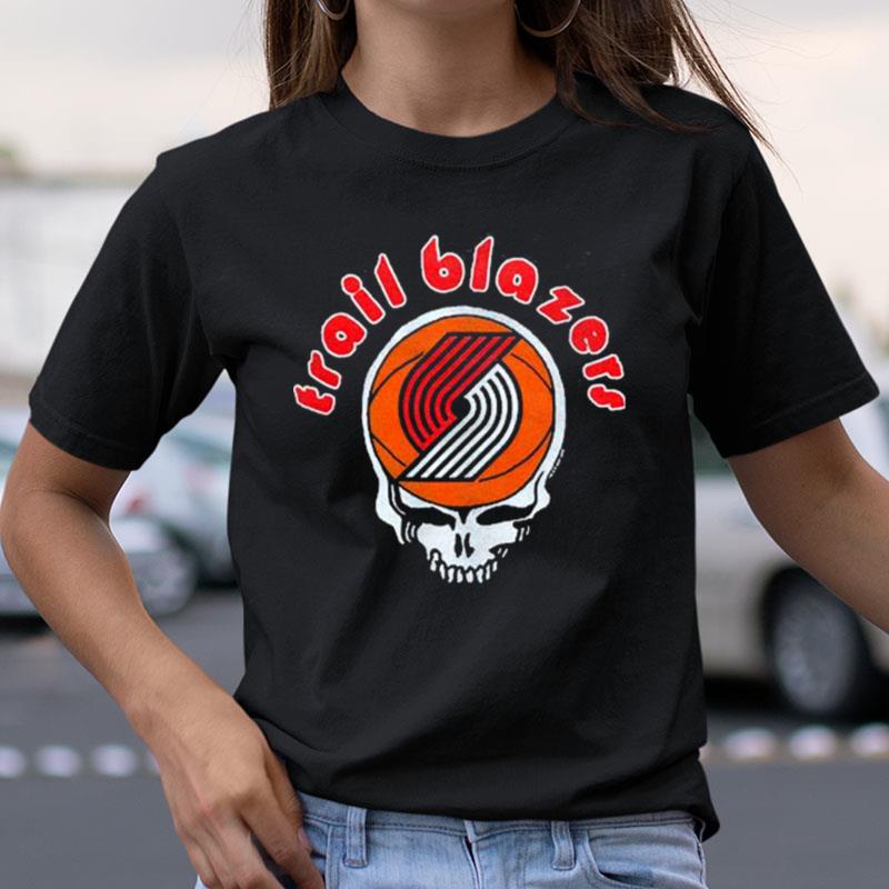 Nba Grateful Dead Trail Blazers Shirts