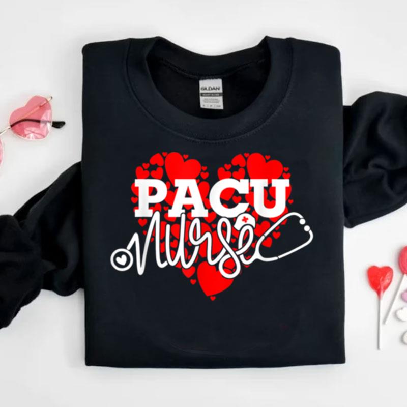 Pacu Nurse Valentine Crew Cute Matching Costume Nurse Shirts
