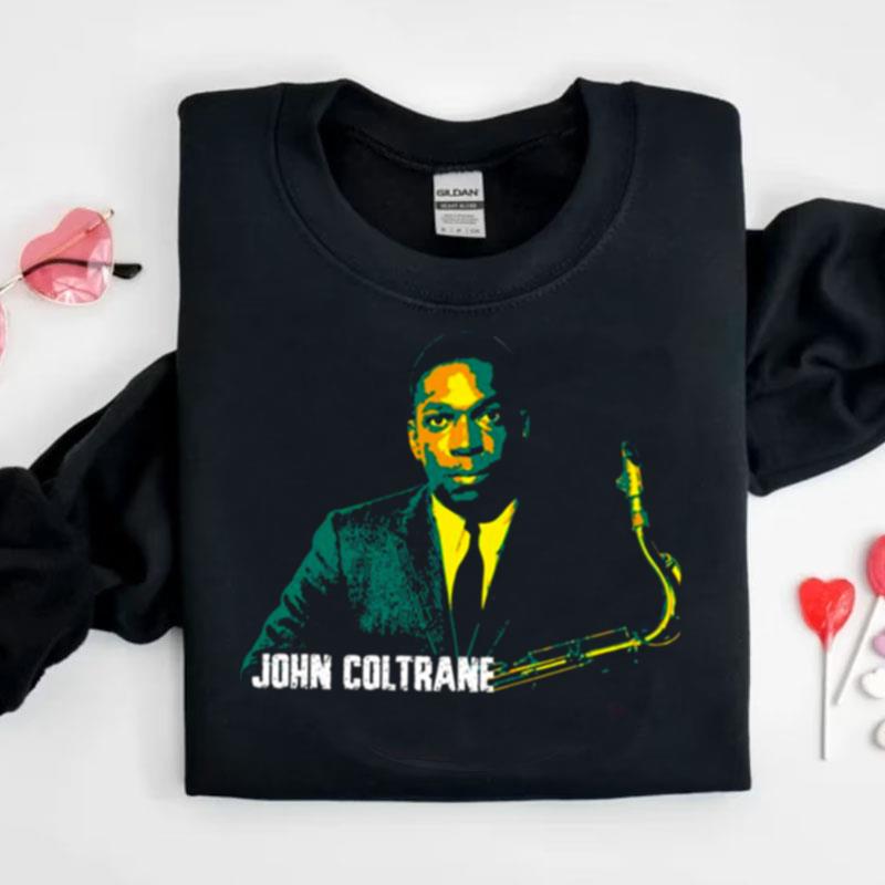 Pop Art John William Coltrane Jazz Musician Saxophonis Shirts