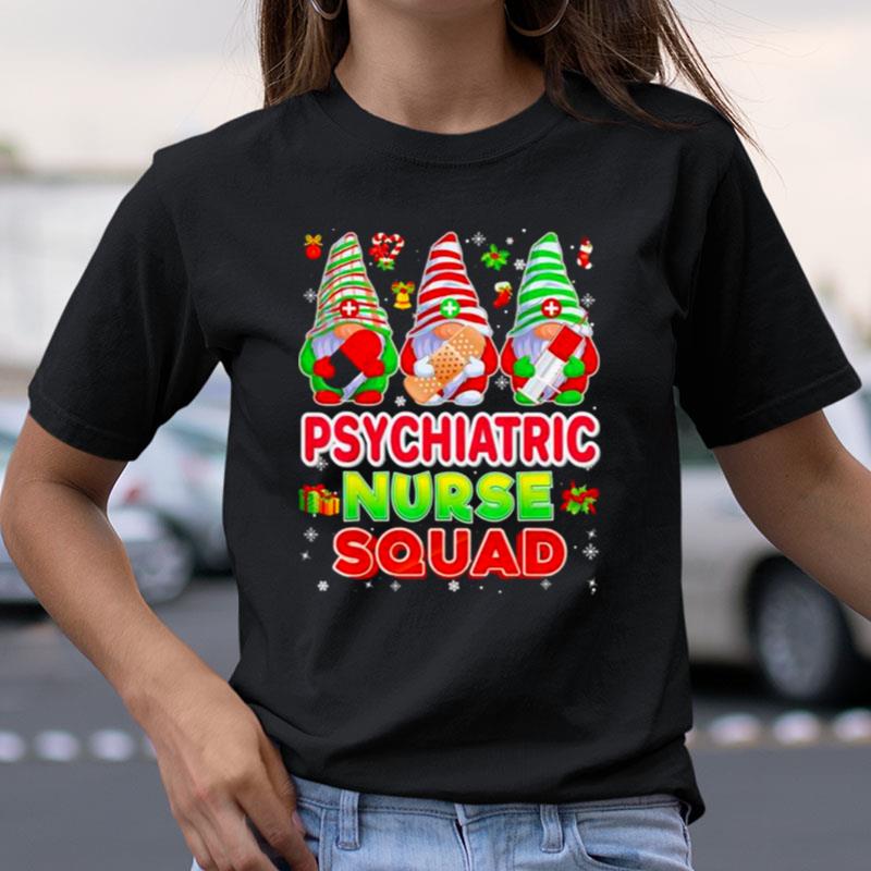 Psychiatric Nurse Squad Gnomies Christmas Shirts