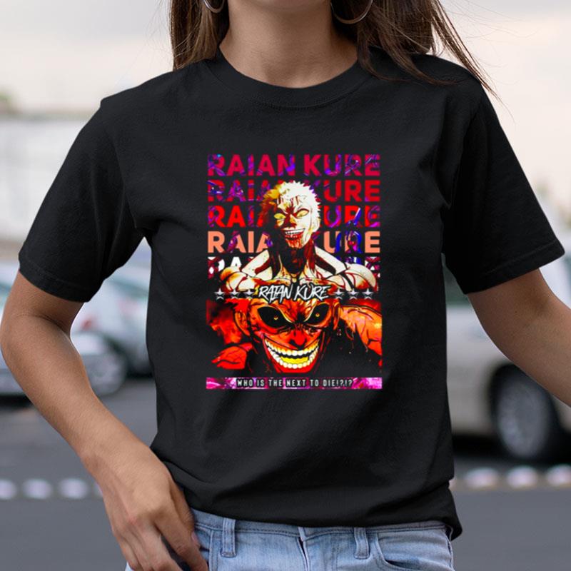 Raian Kure Removal Kengan Ashura Shirts