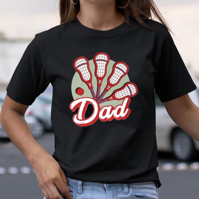 Retro Lacrosse Dad Father Vintage Lacrosse Shirts
