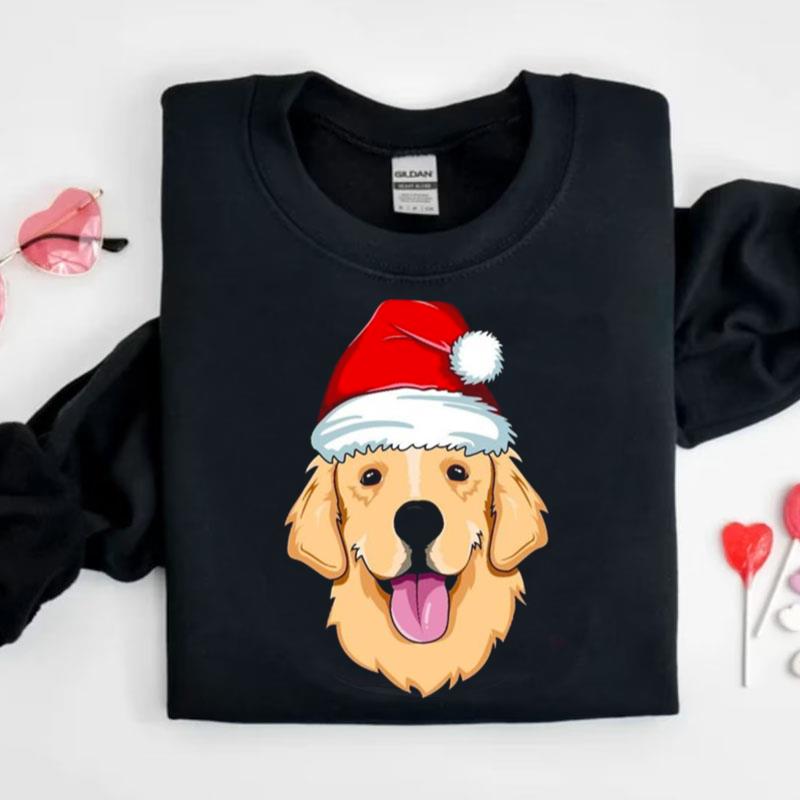 Santa Golden Christmas Retriever Shirts