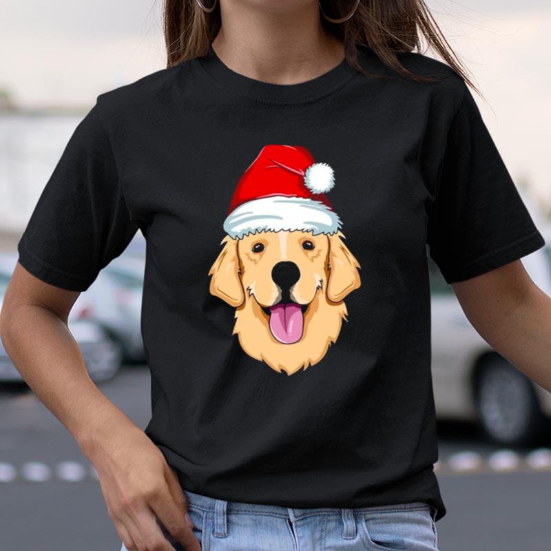 Santa Golden Christmas Retriever Shirts