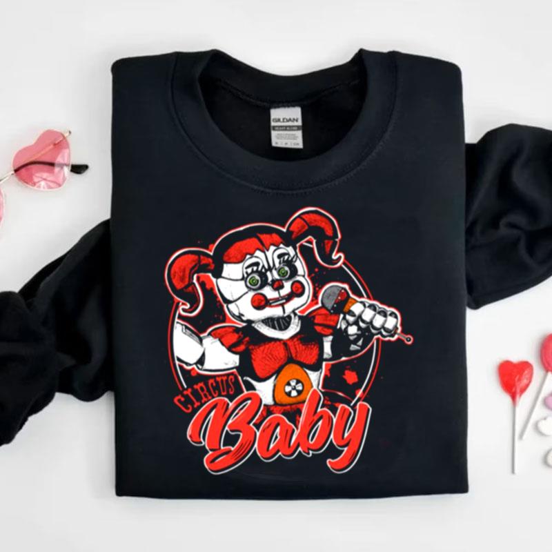 Scary Circus Baby Doll Five Night's At Freddy's Shirts