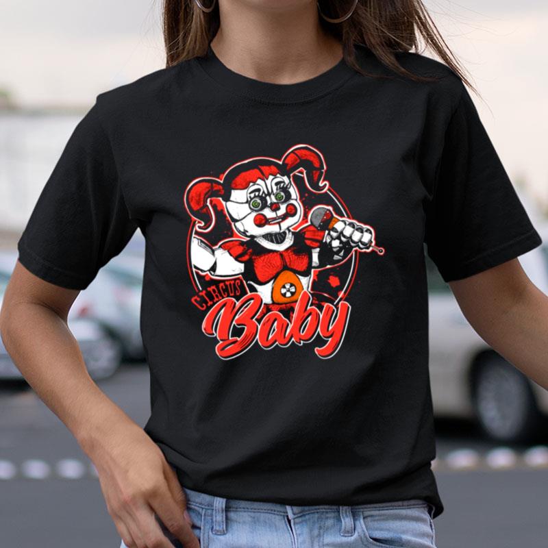 Scary Circus Baby Doll Five Night's At Freddy's Shirts