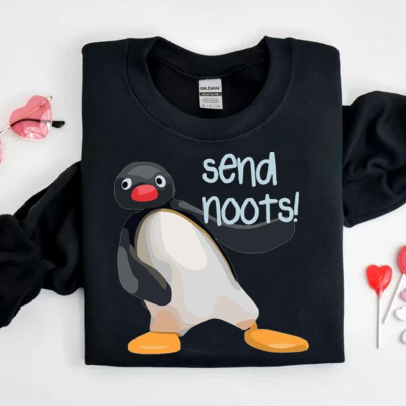 Send Noots Meme Pingu The Pengouin Shirts