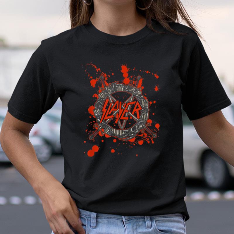 Slayer Toothy Pentagram Logo Shirts