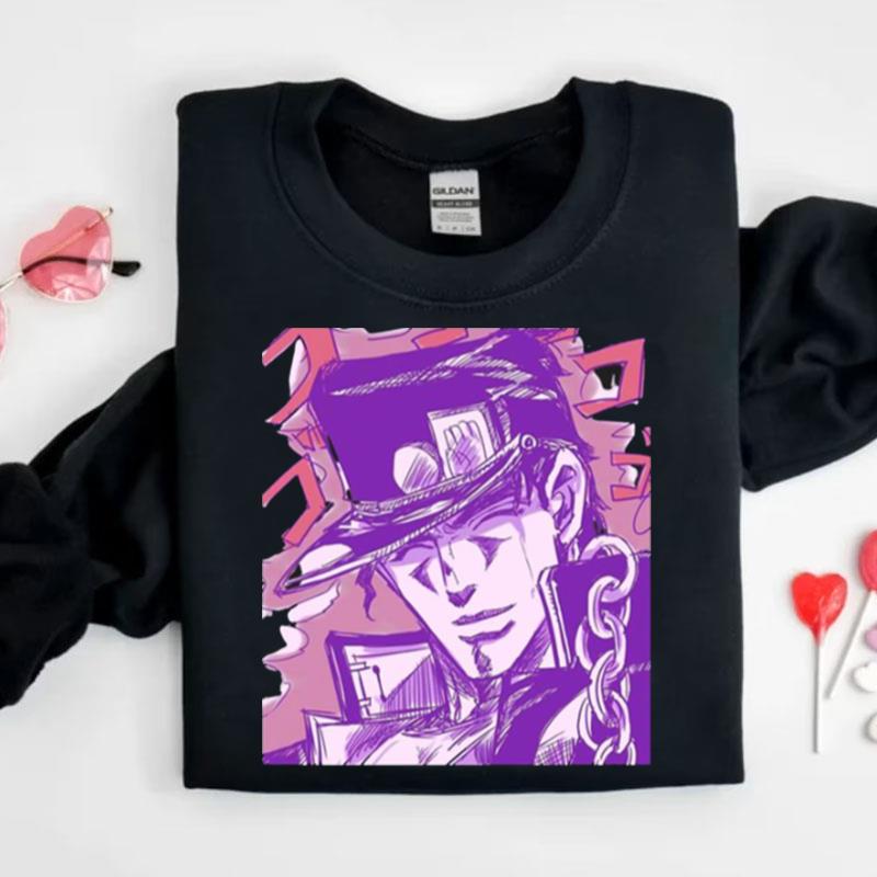 Smiling Jotaro Kujo Jojo's Bizarre Adventure Shirts